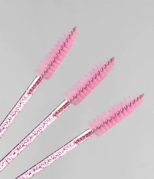 Glitzer Wimpernbürstchen (Einweg) 50 Stk.
